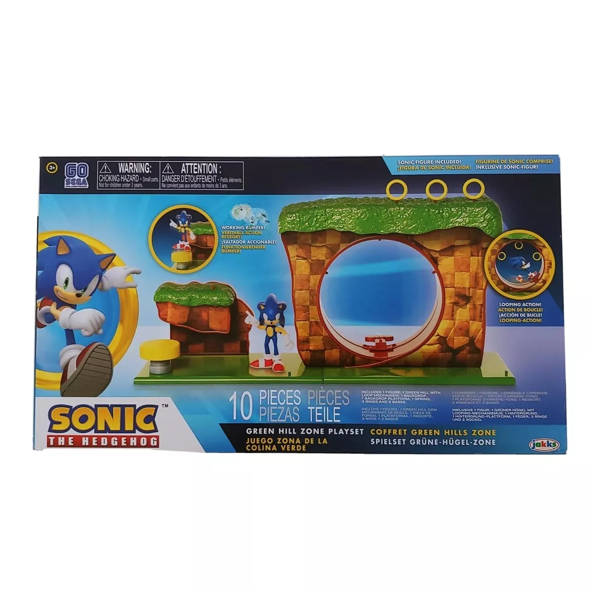 Sonic The Hedgehog - Playset Green Hill Zone