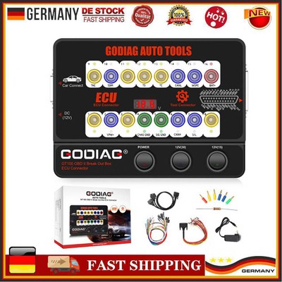 GODIAG GT100 OBDII Protocol ECU Detector OBD2 BreakOut Box Bench Connector Tool