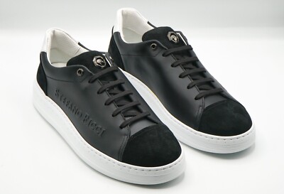 NWT STEFANO RICCI Leather Sneakers EAGLE Shoes  Eu 39.5 Uk 5.5 Us 6.5 SR1801