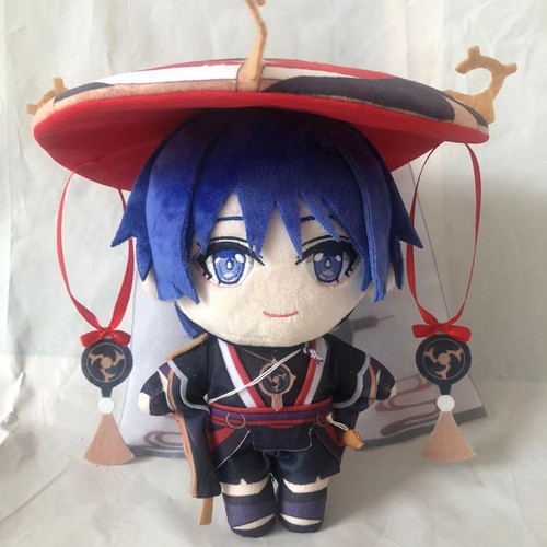 8'' Genshin Impact Scaramouche Plush Doll Stuffed Toy Plushie Kid's