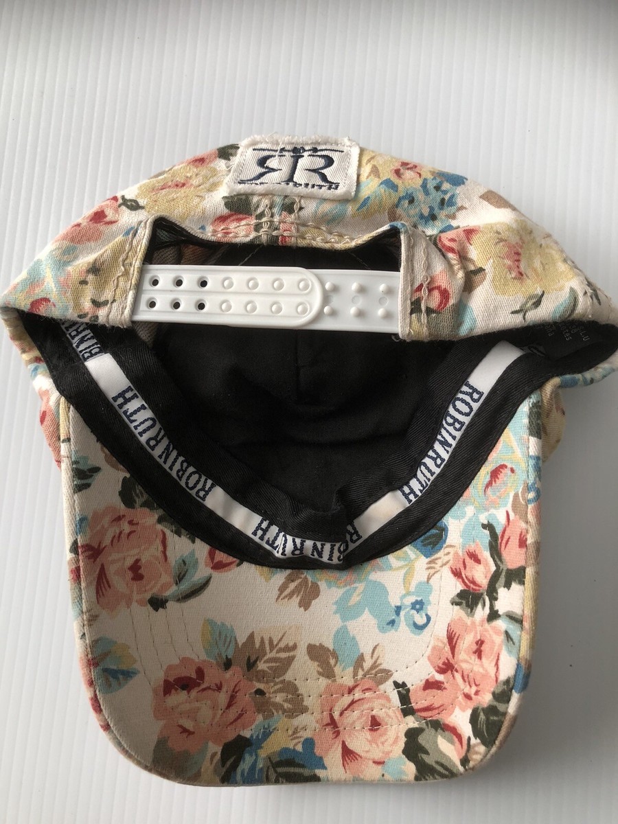 Casquette Snapback Robin Ruth Madrid - Broderie Fleurs Multicolore - Neuve