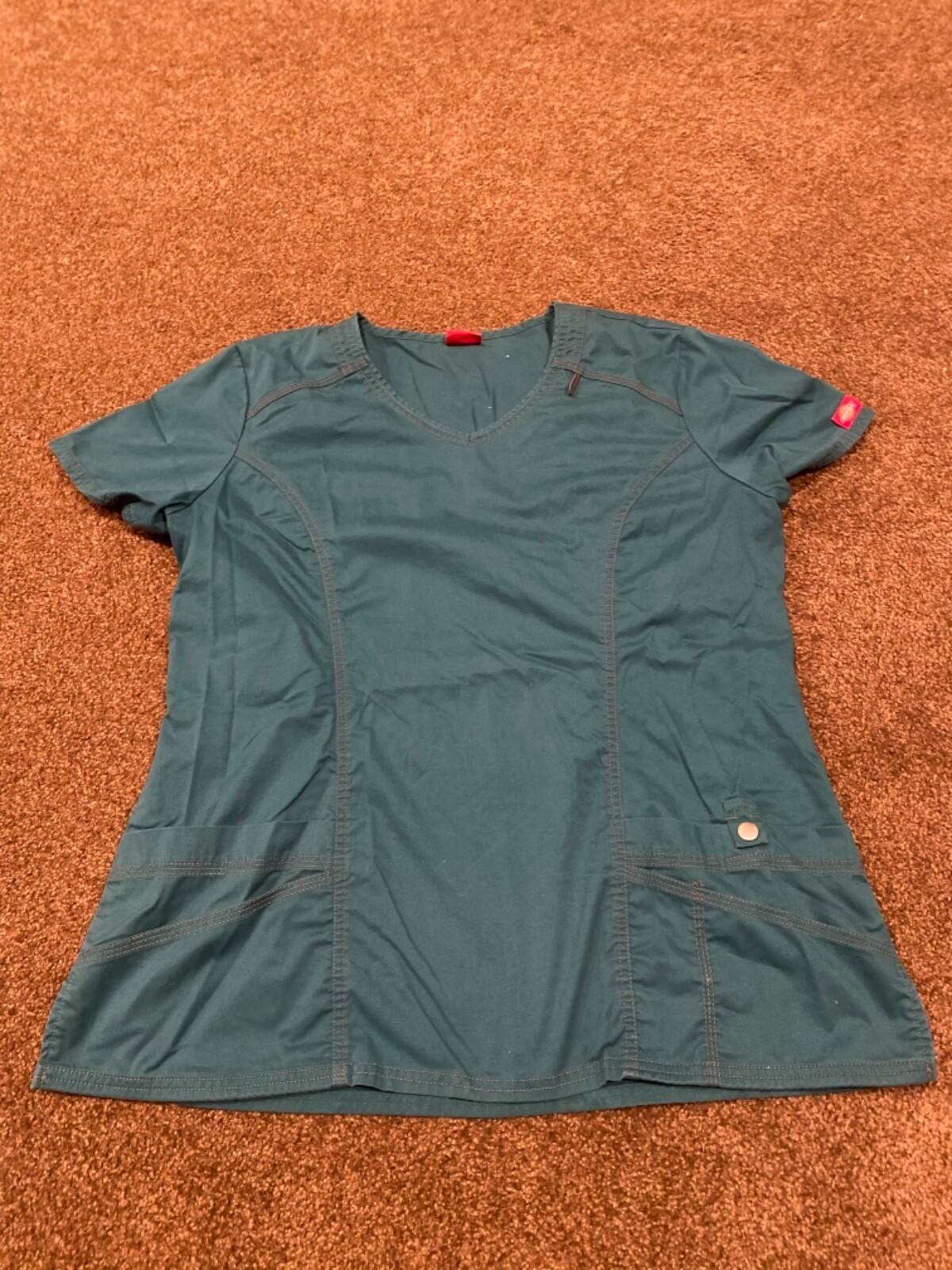 SOLID COLORED SCRUB TOPS BARELY WORN, SOME BRAND … - image 9