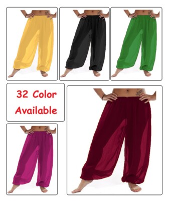 Women Harem Pants Yoga Belly Dance Pantaloon Bombachos Trouser Aladdin Halloween