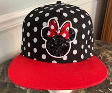 MINNIE MOUSE POLKA DOT BASEBALL HAT WALT DISNEY WORLD CAP WDW
