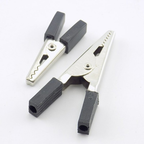 5/10pcs 35mm 50mm Crocodile Car Alligator Clip Battery Terminal Test Lead Clamp - Picture 3 of 11
