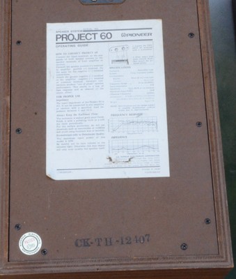 pioneer project 60 speakers