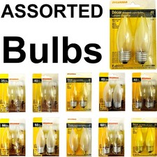 Assorted Watts Sylvania Light Bulbs, 120V By Choice From Drop Menu