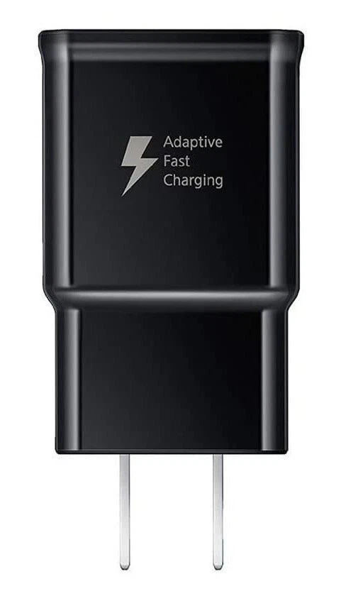 Samsung Galaxy Fast Adaptive Wall Charger + Micro USB Sync Data Cable Black OEM - Image 3 of 4