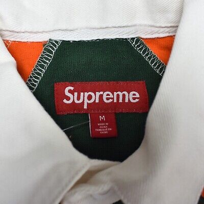 NWT Supreme Big Box Logo Paneled Rugby Shirt Polo Multicolor NWT Supreme Big Box Logo Paneled Rugby Shirt Polo Multicolor