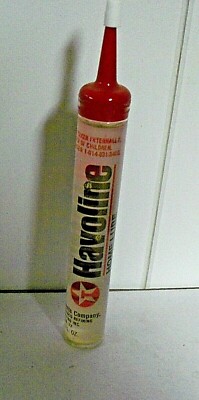 Texaco Havoline Oil Handy Oil can tube NOS  Vintage Rare Find! Lube Oil 1/2 oz.
