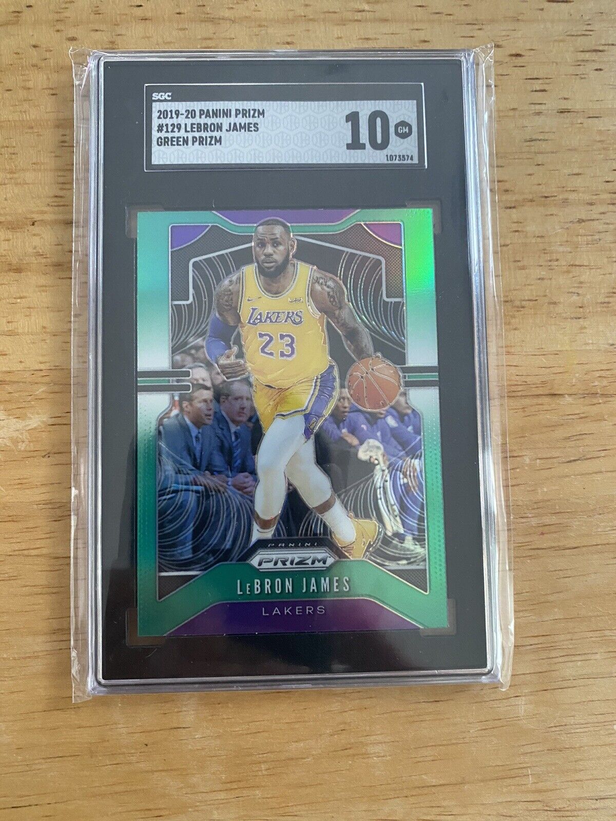 2019-20 Panini Prizm #129 LeBron James Los  