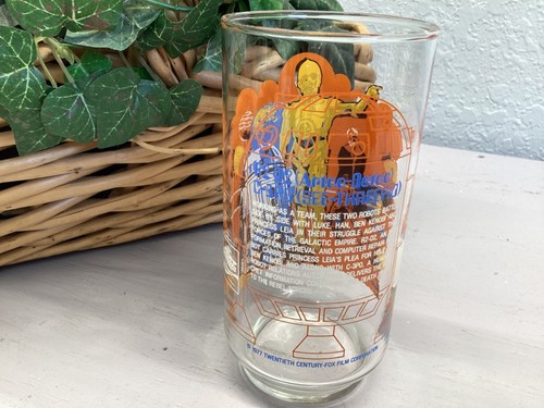 Vintage 1977 Star Wars Burger King Coca Cola Complete Set Of 4 Glasses - Picture 8 of 9