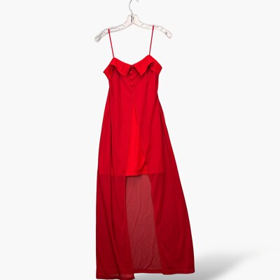 navy blue dress for baby girl Red Formal 1990s Vintage Dresses for Women for sale main image 0