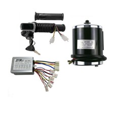 500W 36V Brush MY1020 Motor Controller Throttle Grip for Go kart Electric ATV