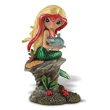 The Bradford Exchange Fanciful Finn Sirens Of The Sea Figurine by JBG 4-inches