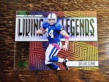 Dallas Clark Living Legends Green 19/149 2019 Panini Illusions Football