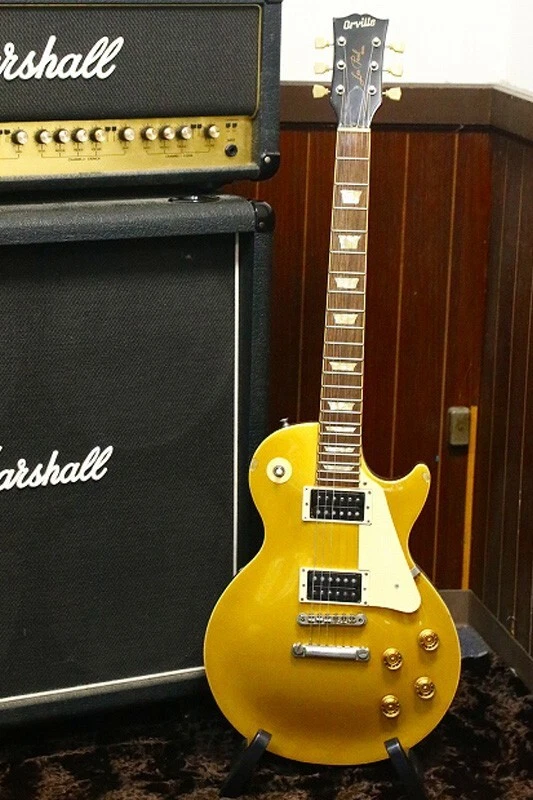 Rare 1996 made Orville Les Paul Standard LPS-75 Gold Top Fujigen 