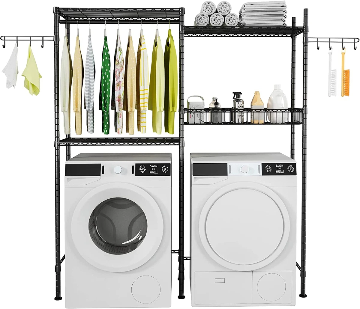 Drying Rack, over Washer and Dryer Laundry Room Bathroom Towel