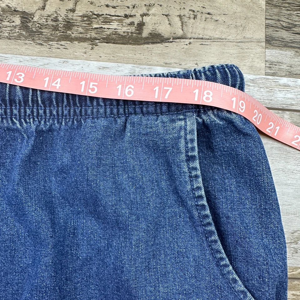 Mujer XL Orvis Denim Pantalones Azul Dkind Foto 4 de 4