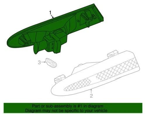 Lámpara marcadora lateral genuina Jaguar 2008-2009 Super V8 Vanden Plas XJ8 XJR C2C35378 Foto 2 de 2