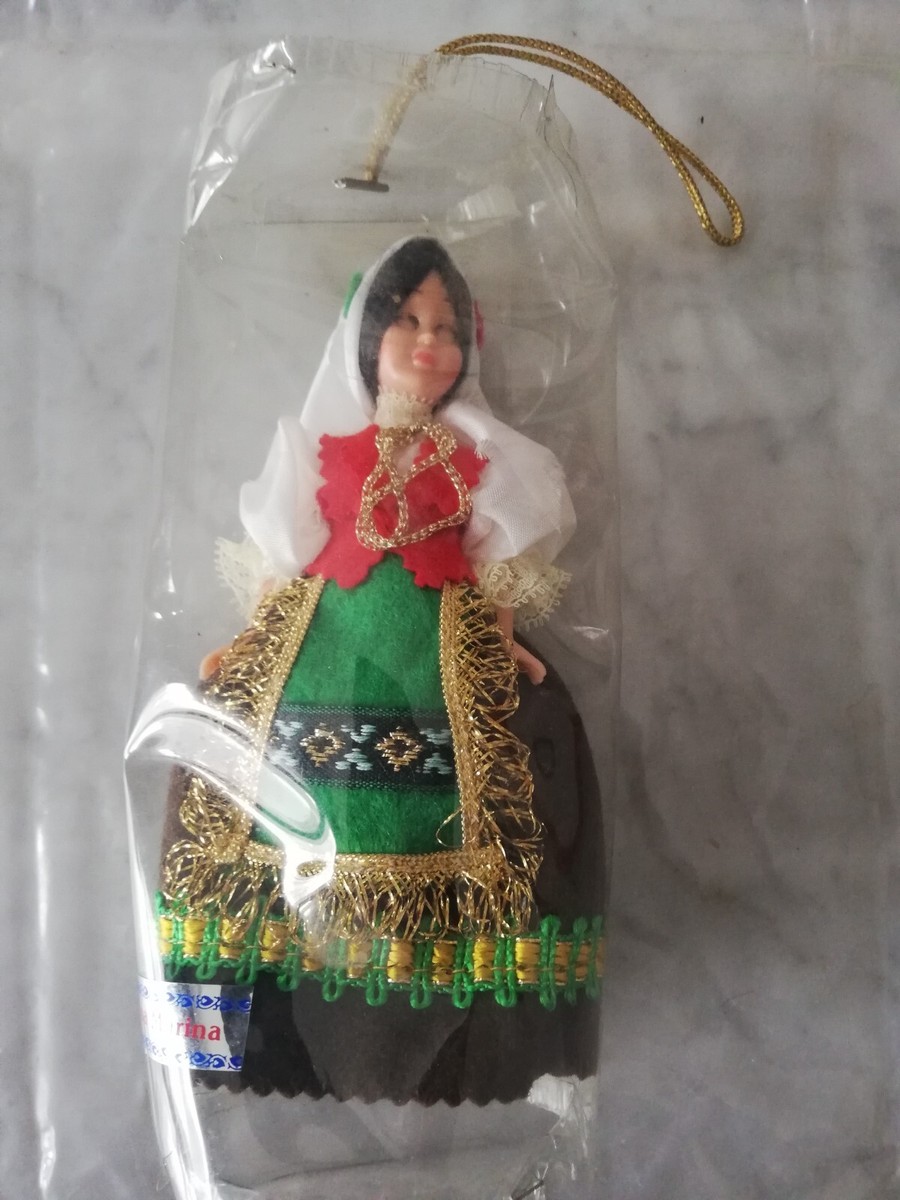 Bambola ricordo Punta Marina Ravenna Vintage anni 70