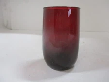 One Vintage Ruby Red Juice Glass