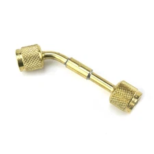 Yellow Jacket 69071 Brass Connector 1/4" F Flare X 1/4" F Flare