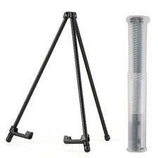 14" High Tabletop Instant Display Easel - Black Steel Small Desktop Easel