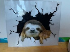 Sloth Car Decal Laptop Tumbler Sticker