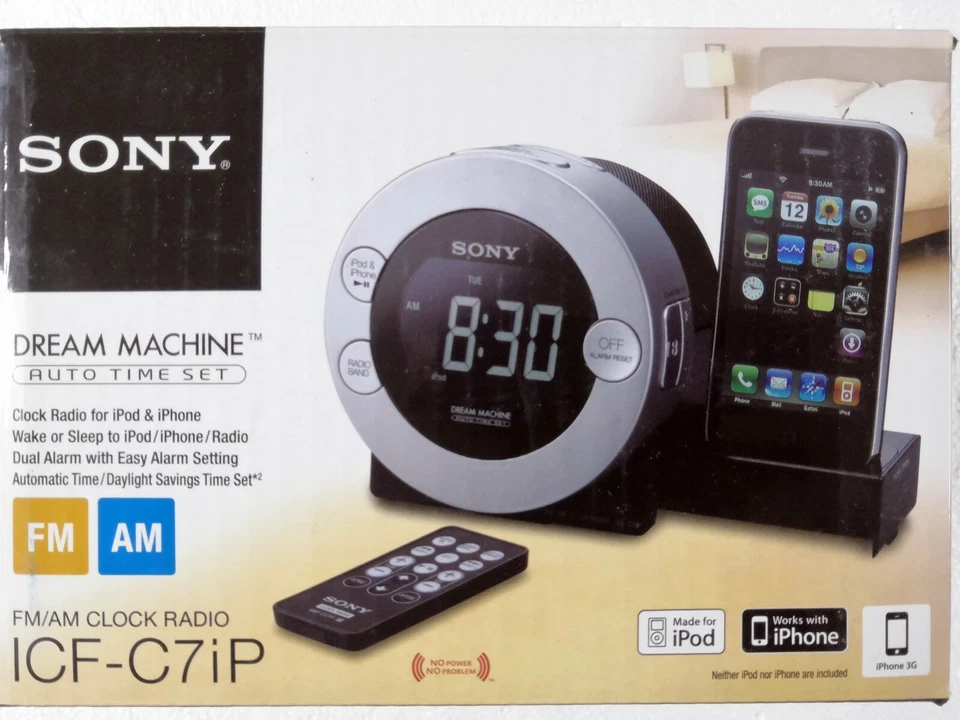 Sony ICF-C7IP Clock Radio for iPod and iPhone - Image 4 of 4