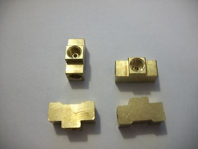 2 PACK FMR BRAKE LINE BRASS UNION TEE 1//4/" INVERTED FLARE ALL THREE SIDES 1//4/"