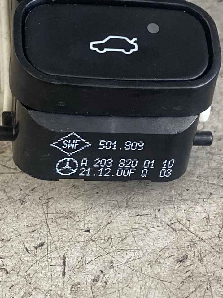 Mercedes-Benz Clase C C200 2001 interruptor de ventana de puerta lateral del conductor A2038200110 Foto 3 de 4