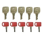 10PCS For John Deere Heavy Construction Equipment Ignition Key Common AT195302