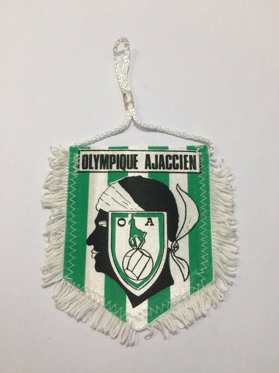 Fanion Vintage Olympique Ajaccien - Ajaccio - Football - Avant 2000