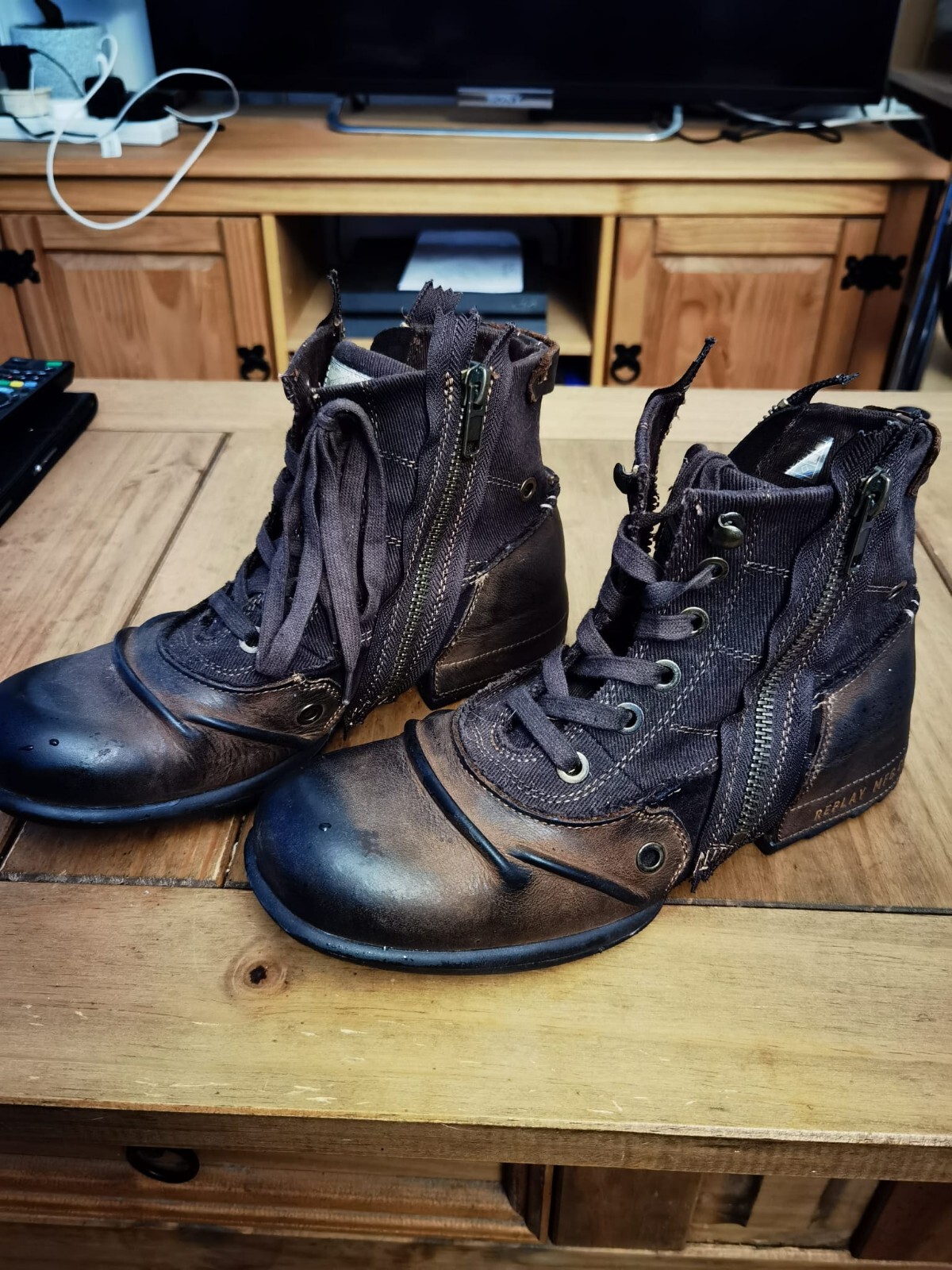 Mens Replay Clutch boots size 9 eBay