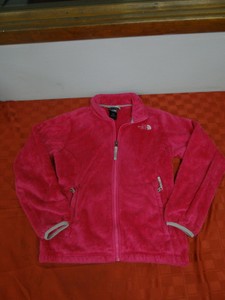 pink fuzzy zip up
