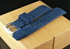New Genuine Deep Blue 22MM High Grade Blue Rubber Strap For Master Diver 1K