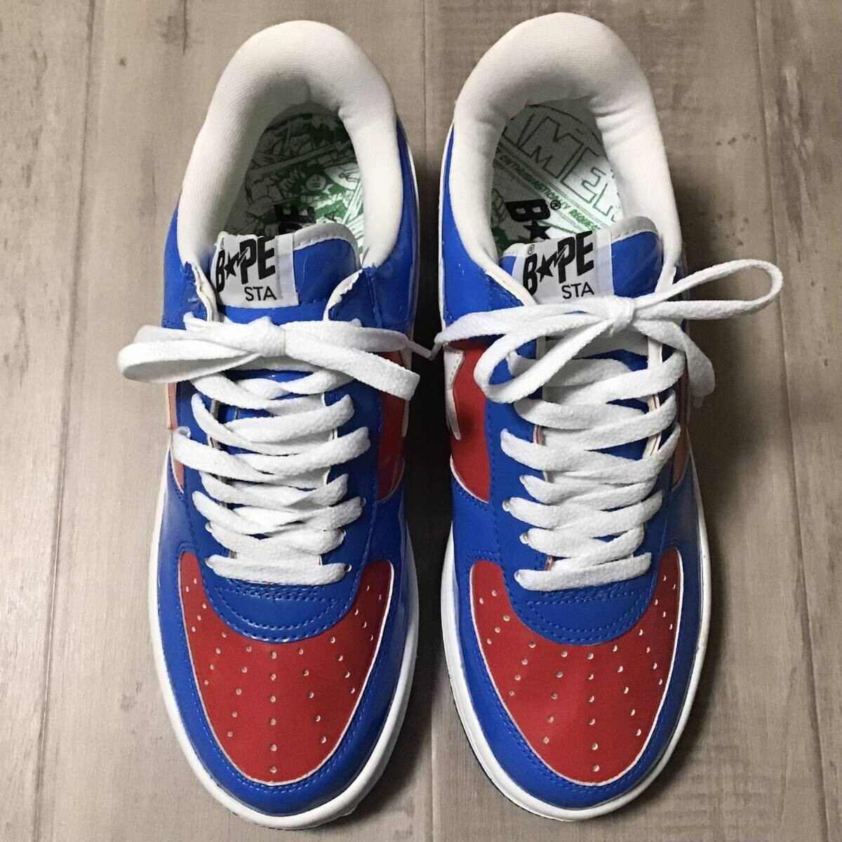 2005 Marvel Comics Patent Leather BAPE STA Sneakers NIGO A Bathing