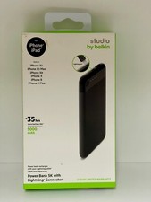 Belkin Boost Charge 5K mAh Power Bank with Lightning iPhone  iPad MFi-Certified