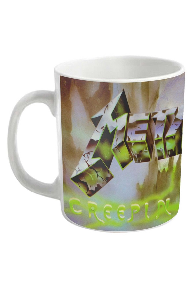 Metallica Mug Creeping Death Band Logo new Official White Boxed One Size