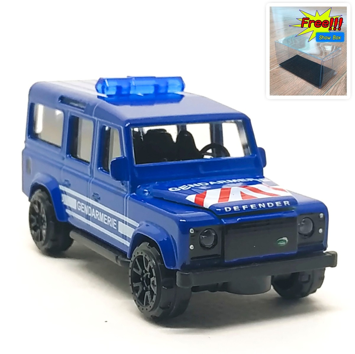 Affichette Revendeur Norev - Miniature Land Rover Gendarmerie 1/43 - Occasion