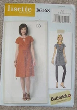 Butterick Pattern B6168     Women's Dress & Tunic   Sizes  6-14