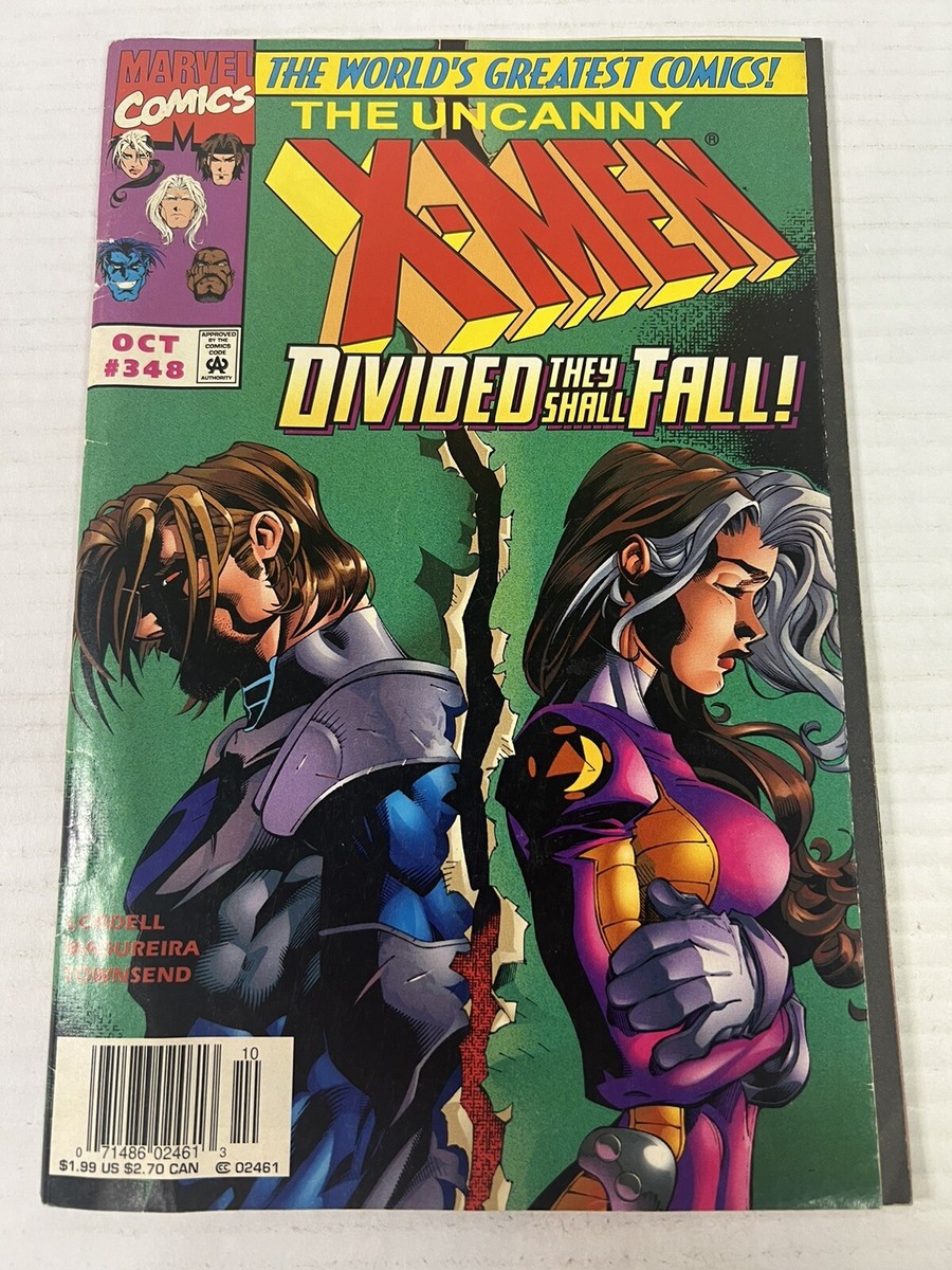 Marvel Comics Uncanny X-Men Issue 348 Divided They Shall Fall
