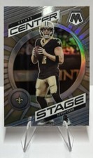 DEREK CARR 2023 Mosaic Center Stage Insert Silver Prizm CARD#CS-DCA - Saints