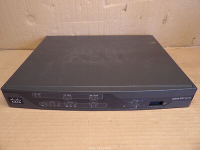 Cisco 888-SEC-K9 V01 4-Port 10/100 LAN Integrated Service ISR Router - EXCL PSU