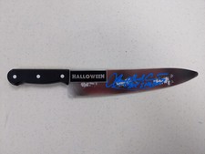 James Jude Courtney Signed Plastic Prop Knife Michael Myers Halloween JSA COA