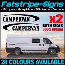 CAMPER VAN VINYL STICKERS DECAL GRAPHICS MOTORHOME DECAL CARAVAN DECAL DAY VAN