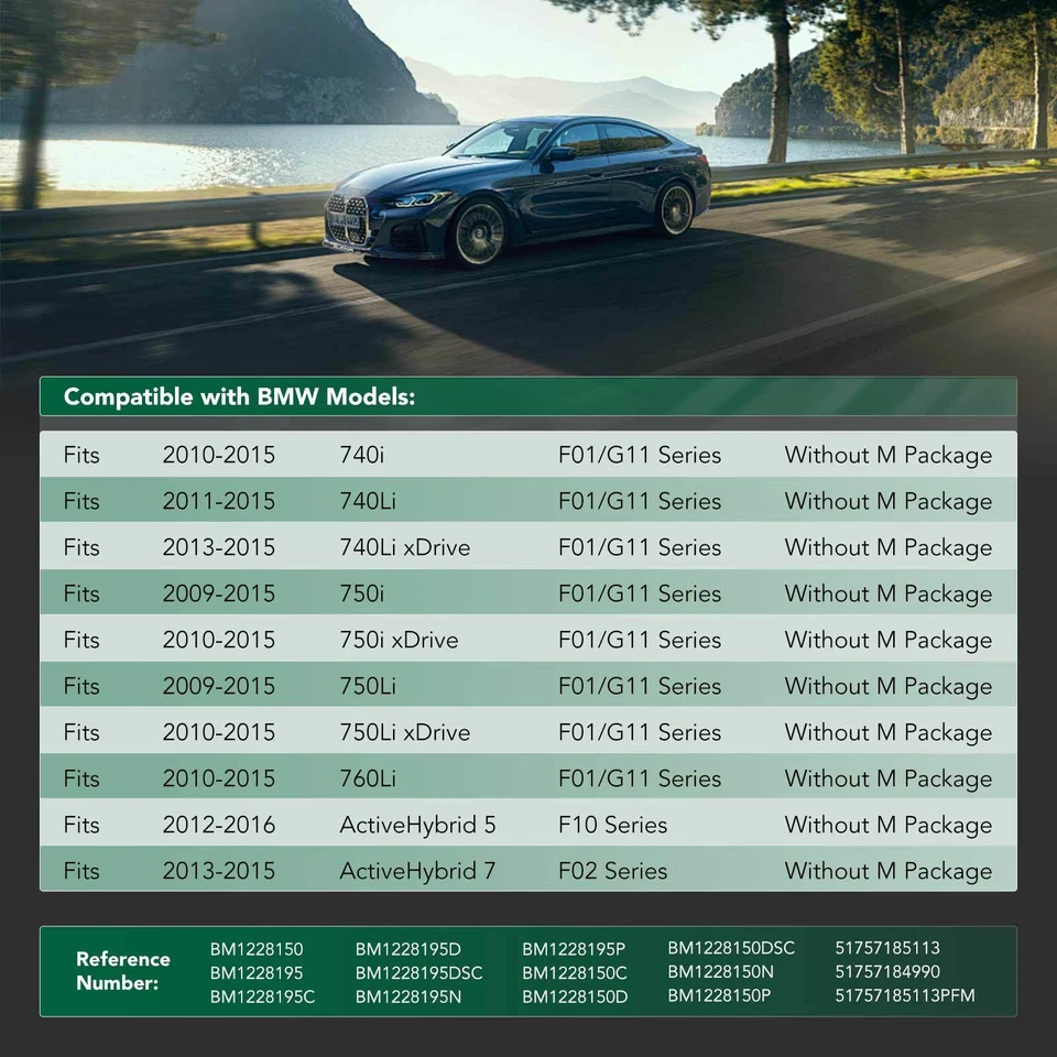 Front Engine Splash Shield for BMW F10 528i 535i 2010-2016 F12 G32 F01 740i 750i - Image 3 of 4