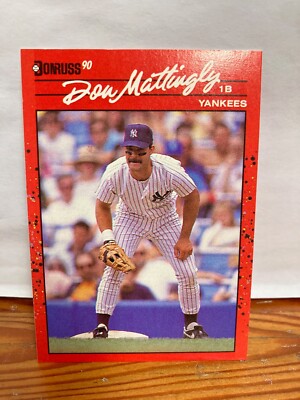 Don Mattingly 1990 Donruss Baseball Card Karte
