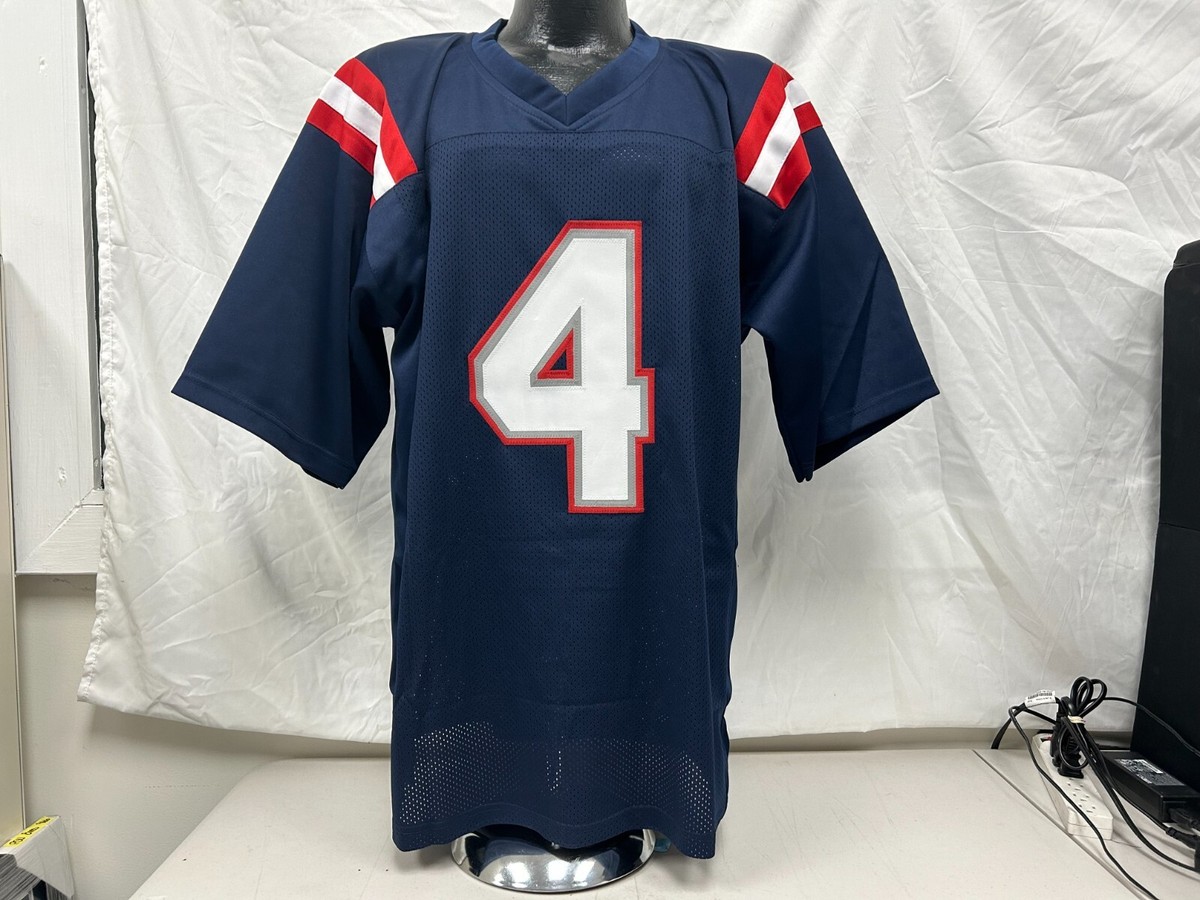 Jarrett Stidham Signed Custom Navy Player Jersey (XL) Stid The Kid Insc PSA  982